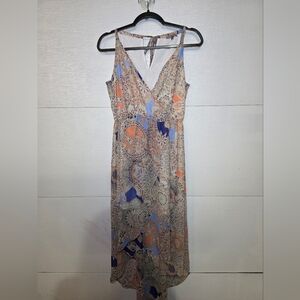 Miss Me Blue and Orange High Low Dress